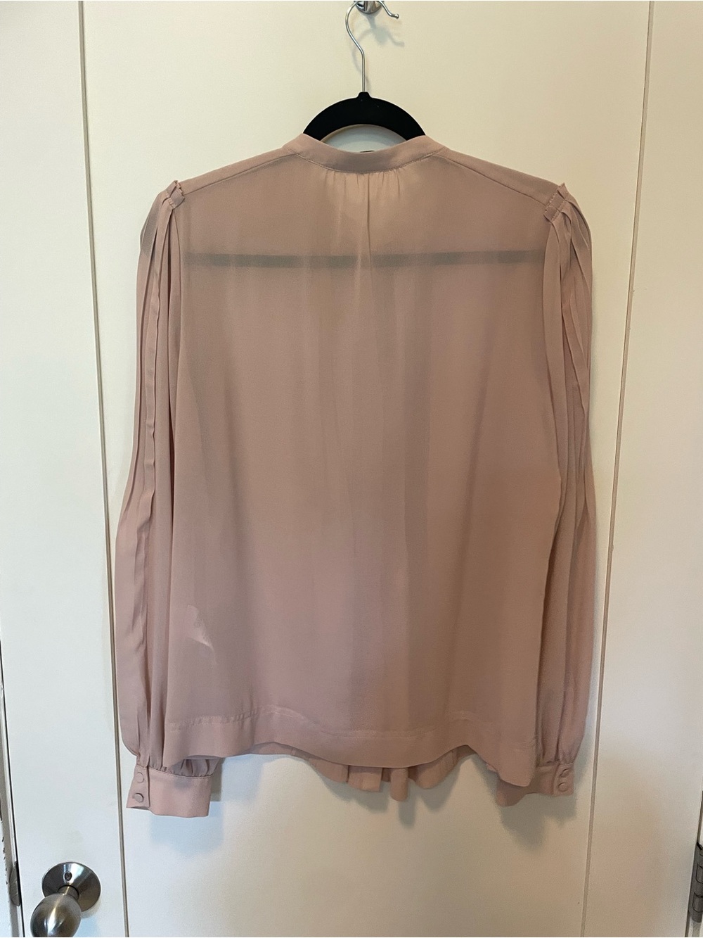 REISS Handen Pleated Blouse UK 10 / US 6 $239 - Picture 6 of 9